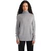 Style & Republic Maglione da donna a collo alto con vestibilità oversize in 100% cashmere, elegante maglione in cashmere di alta qualità con scollo a tunnel, per autunno e inverno, chiaro grigio
