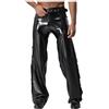 Rswnyirn Pantaloni da Cowboy da Uomo Western, Lunghi, con Nappe Cut out Western Costume di Halloween