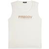 FREDDY Canotta Regular Fit Donna con Dettagli Dorati - Scollo Tondo - Canotta Donna