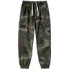Foweknow Pantaloni da jogging termici da uomo, mimetici, invernali, da uomo, imbottiti, classici, slim fit, spessi, caldi, da uomo, semplici, per il tempo libero, Ag., 3XL