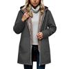 Rrongwn Teddy Cappotto da donna invernale lungo parka giacca calda imbottita reversibile giacca invernale taglie forti piumino con cappuccio elegante cappotto invernale trapuntato spesso giacca di