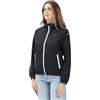 Blauer Giacca a vento nera da donna M