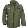 Fancyd Giacca militare da uomo M65 John Rambo, modello Field, colore verde oliva, in cotone