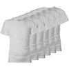 de fonseca T-Shirt Uomo 100% Cotone Pettinato, Art. DG30 Girocollo, 6pz Bianco XXL