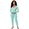 JADEA Maglia con Pizzo Donna Manica Lunga in Cashmere Art. 4529 (IT, Testo, L, Regular, Regular, peonia)