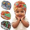 Geyoga 3 pezzi turbante per bambini pre-legato turbante africano in morbido cotone elasticizzato copricapo per ragazzi ragazze, Come mostrato nelle immagini, Medium
