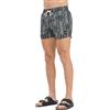 F**K Shorts Mare Nero da Uomo con Stampa Decorativa in Stile Barocco M