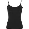 Cotonella 3 Paia di Top Canotta Donna a Spalla Stretta in Cotone Elasticizzato Modello GD006. Bianco Taglia 2
