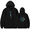 LKY STAR Genshin Impact Felpa con Cappuccio Casual Sweatshirt Manica Lunga Hoodie per Ragazzi Ragazze Anime Cosplay Pullover