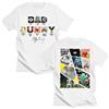 Generico T-Shirt Bad Bunny Uomo Donna - Collezione Album 2016-2025 - 100% Cotone - El Conejo Malo, Un Verano sin Ti, Debi Tirar mas fotos - Maglietta Tour Regalo Fan Musica (IT, Testo, XL, Bianco)
