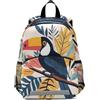 OWFKAY Zaino per bambini con tucano tropicale, zaino per la scuola per bambini, piccolo