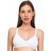SIELEI, Reggiseno Senza Imbottitura e Senza Ferretto, Realizzato in Cotone Biologico, Designed in Italy, Color Rosa Melange, Taglia 6B