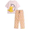 Pokémon Pikachu Pikachu da Donna Rosa a Maniche Corte e Gamba Lunga | Piani per Il fine Settimana Abbigliamento da casa Grafico