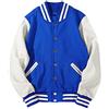 AODECCIE Personalizzato Signori College adulti Varsity/baseball giacca Felpa Motociclista Giubbotto Casual Capispalla, Vari colori disponibili