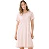 Noidinotte; more than pyjamas Noidinotte - Camicia da Notte Donna Estiva in Cotone Articolo Essential. - 50 Rosa