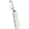 Generic Ombrello automatico - Ombrello antivento con manico a moschettone automatico, ombrello pieghevole per apertura e chiusura automatica, ombrello portatile per pioggia e sole, Bianco sporco, Refer to