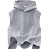 Generic Canotte per Bambini Canottiere con Cappuccio Camicie Senza Maniche per Ragazzi e Ragazze T-Shirt Abbigliamento Estivo Ragazza 14 Anni Magliette Intime 3 Anni