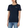 Champion Legacy Icons W - Small Script Logo S/S Crewneck T-Shirt, Rosa Pesca, XXL Donna SS24