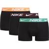 NIKE Calvin Klein Trunk 3PK, EWM, 2XL EWM - Black Green Medium