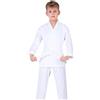 WWricotta Karate Completo per Bambini, Completo da Allenamento Taekwondo con Cintura e pantaloni654
