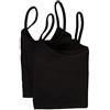 RAGNO Confezione 2 Canottiere Top laccino Donna Cotone Camiciola Bipack Articolo 07455E BIOCOTTON Stretch Bordatura Ultra Legger, 010B Bianco, 6-SESTA (EU XL - F 5 - USA L - GB 38)