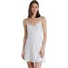 Noidinotte; more than pyjamas Noidinotte - Camicia da Notte in Raso con Spalline Sottili e Dettagli in Pizzo Articolo Pleasure - 42 Panna