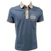 Aeronautica Militare Polo PO1908 da Uomo, Camicia, t-Shirt, Maniche Corte, Frecce Tricolori (IT, Testo, L, Regular, Regular, 21315 Titan Avio)