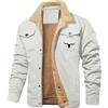 Generico Giubbino Uomo Inverno Bomber Uomo Antivento Camera Leggero Giacca Elegante Jacket Termico Taglie Forti Giubbotto Pesante Lavoro Neve Abbigliamento 2#Grigio Scuro M