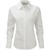 Russell Athletic Russell Collection RU932F - Camicia da donna Oxford a maniche lunghe, Nero , 3XL