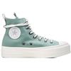 Converse Chuck Taylor All Star Lift Platform Utility Sneaker Verde da Donna A08864C