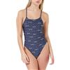 Emporio Armani One-Piece Logomania Swimsuits, Costume Da Bagno Donna, Multicolore (Marine-Bianco (Bluestone), S