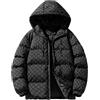 Chickwin Giacca Uomo Invernale Elegante, Autunnale Casual Moda Giacca Leggera Antivento Giubbotto Jacket Caldo Sportiva Giacche con Cappuccio
