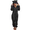 Generico Pigiama Intero Adulto Cosplay Animale Onesies Morbido e Caldo Pigiama Invernale Pile con Cappuccio e Tasche Tuta Intera in Peluche Ideale Regalo per Costume Halloween Carnevale Natale