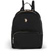 U.S. Polo Assn. U.S.POLO ASSN. - Zaino in Poliestere, nero (23.5 X 11.5 X 29 cm)