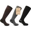Frencis - Calze in Lana e Alpaca al Ginocchio, Set 3 Paia, Grigio-Marrone-Grigio Scuro, Termici e Traspiranti, Uomo e Donna (IT, Numero, 43, 46, Grigio Scuro/Grigio Chiaro/Marrone)