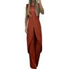 FGUUTYM Tuta da donna elegante, 2 pezzi, senza maniche, per il tempo libero, cardigan a maniche lunghe + gamba larga, per matrimoni, damigelle, feste, affari, streetwear, Nero , XL