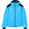Emporio Armani EA7 Giacca Bomber da sci Collezione FISI in tessuto tecnico PROTECTUM7 da Uomo, 7M001251 (IT, Testo, S, Regular, Regular, Ibiza Blue Fisi)