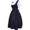 Generisch Dirndl - Abito tradizionale Dirndl da donna, per Oktoberfest, taverna Drindl Beer Bayernes, Nero , L