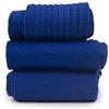 GATTI A POIS Box da N.3 Paia di Calze Lunghe Uomo Puro Filo di Scozia Made in Italy Blu Elettrico (1, IT, Numero, 39, 43, Regular, Regular)