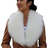i-furzone Collo Di Ecopelliccia Donna Sciarpa (Bianco)