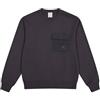 Champion Legacy C-Tech (220406) - Soft Compact Poly Fleece Pocket Crewneck Felpa, Grigio Antracite (PHA), M Uomo FW24
