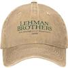 TBSANIN Cappello da Baseball Men Women Lehman Brothers Risk Management Department Accessories Casual Snapback Hat Adjustable Regali