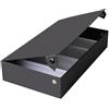 AKOOSY Scatola Portaocchiali in PU con Scomparti Organizer per Occhiali e Sole Scatola Stoccaggio con Antipolvere Design per Casa o Negozio