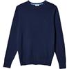 Rifle jeans and jackets Maglione Uomo Leggero Paricollo Primaverile Tinta Unita Puro Cotone M L XL XXL 3X (L - Fango)