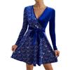 Yekdmxop Abiti Da Donna Abito Cerimonia Donna Mini Abito Abito Paillettes Vestitino Casual Vestito Pizzo Cerimonia Vestiti Brillante Capodanno Maniche Lunghe Abiti Damigella Formale Carnevale Autunno Inverno
