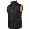Peuignao Gilet Piumino Uomo Gilet Imbottito Uomo Gilet Trapuntato Invernali Giacca Piumini Smanicato Uomo Giubbino Senza Maniche Uomo Giubbotto Smanicato Taglie Forti Giubbotti Piumino Senza Maniche Nero 6XL