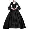 Generico Abito gotici da donna UK Retro Vintage Court Masquerade Dress Rococò Barocco Maria Antonietta Abiti da ballo medievale vintage tea party Prom Dress Costumi vittoriani
