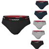 SUPERGA Slip Uomo 6 Pz Assortiti Cotone Elasticizzato Moda Egidio (IT, Testo, XL, Regular, Regular, 364)