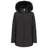 Colmar ORIGINALS NERO Piumino impermeabile con pelliccia Tg 42
