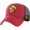 47 '47 Brand AS Roma Branson ITFL-BRANS01CTP-TJA, Cappellino da Uomo, Nero/Nero, Taglia Unica, Rosso Scuro, Einheitsgröße-S